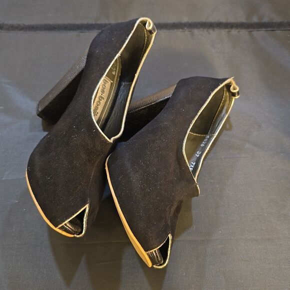 BON.BONITE PEEP TOE BLOCK HEEL WOMEN'S BOOTIE - Picture 11 of 15